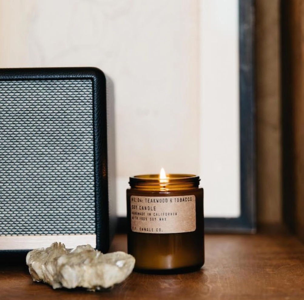 Teakwood & Tobacco Soy Candle