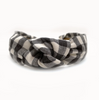 Knot Headband • Black Check