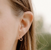 Beaded Huggie Hoops