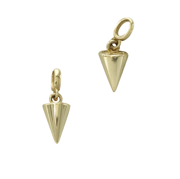 14K Cone Charm