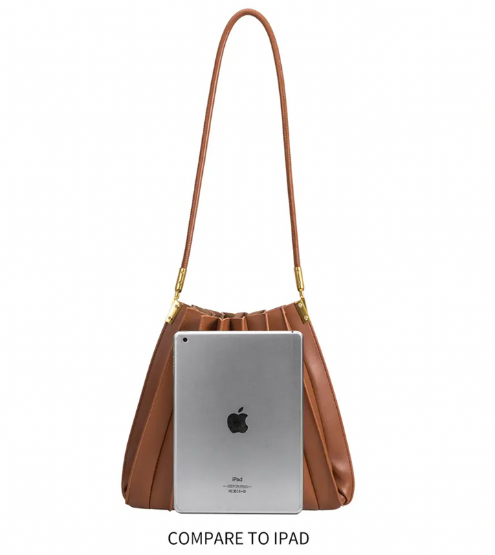 Carrie Pleated Shoulder Bag
