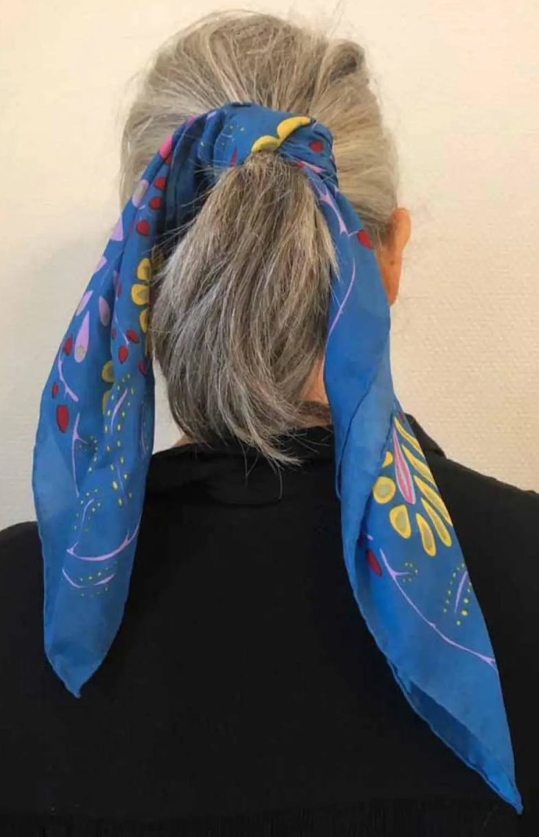 Mini Marushka Scarf • Blue