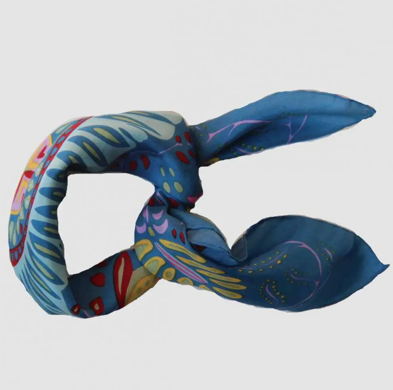 Mini Marushka Scarf • Blue