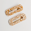 Tortoise Hair Clip Set