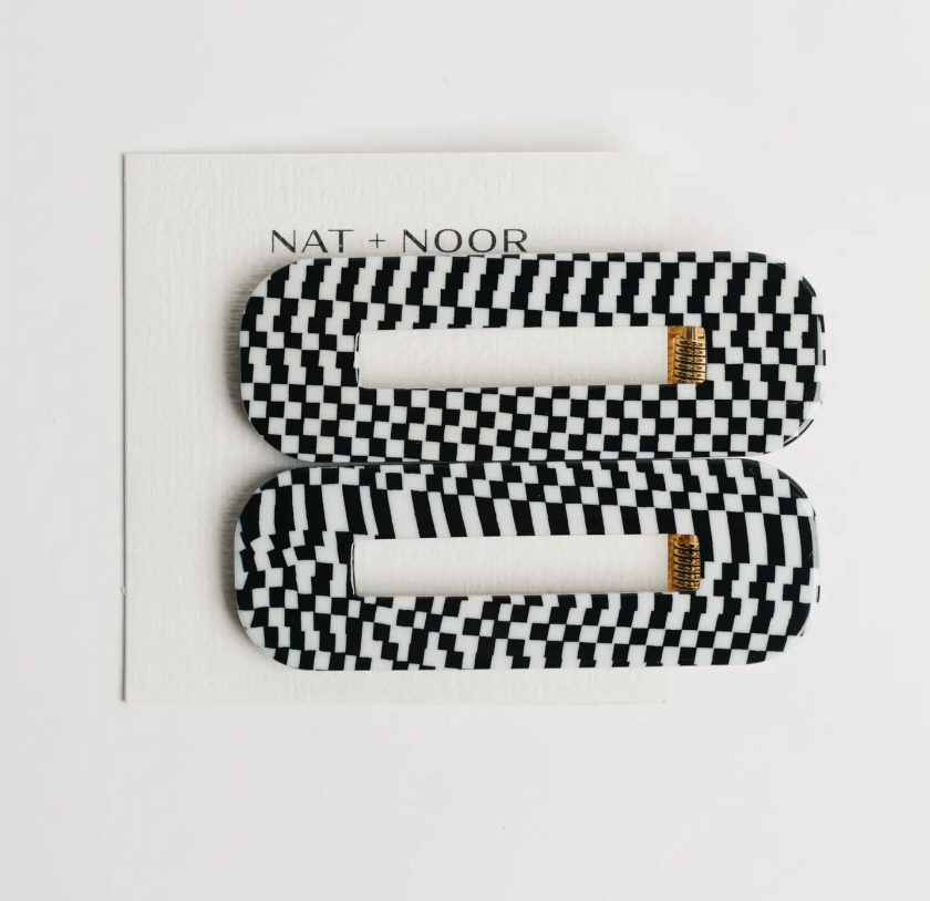 Tortoise Hair Clip Set