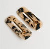 Tortoise Hair Clip Set