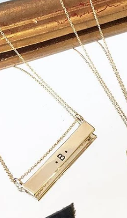Bar Name Pendant