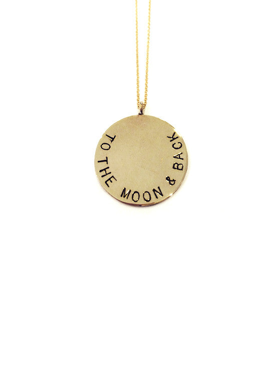 "TO THE MOON & BACK" Necklace