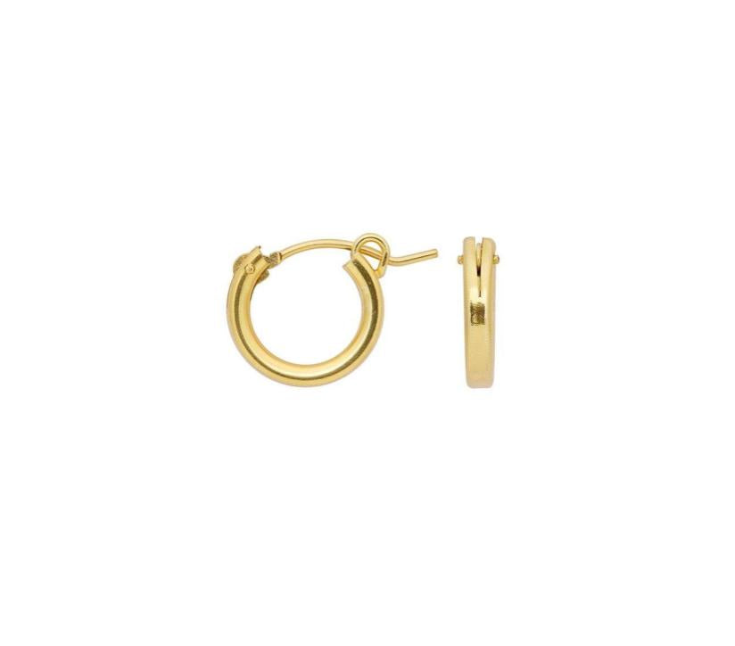 Hinged Post Hoops • Gold Filled