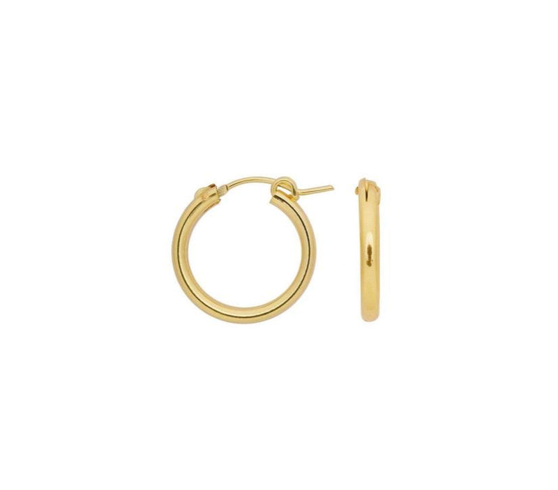 Hinged Post Hoops • Gold Filled