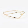 Teardrop Bangle Bracelet