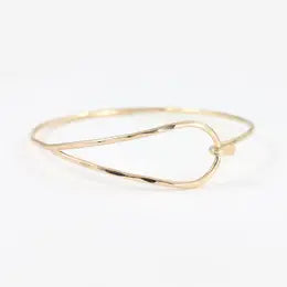 Teardrop Bangle Bracelet