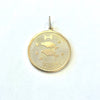 Vintage 1.25" Pisces Coin Medallion