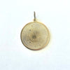 Vintage 1.25" Pisces Coin Medallion