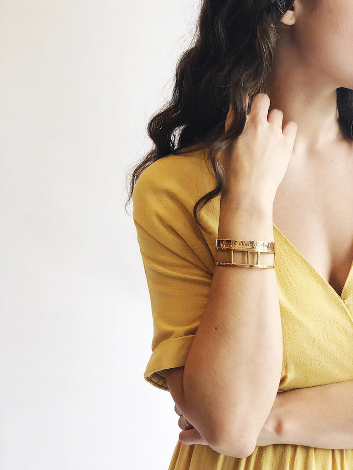 Map Coordinates Cuff