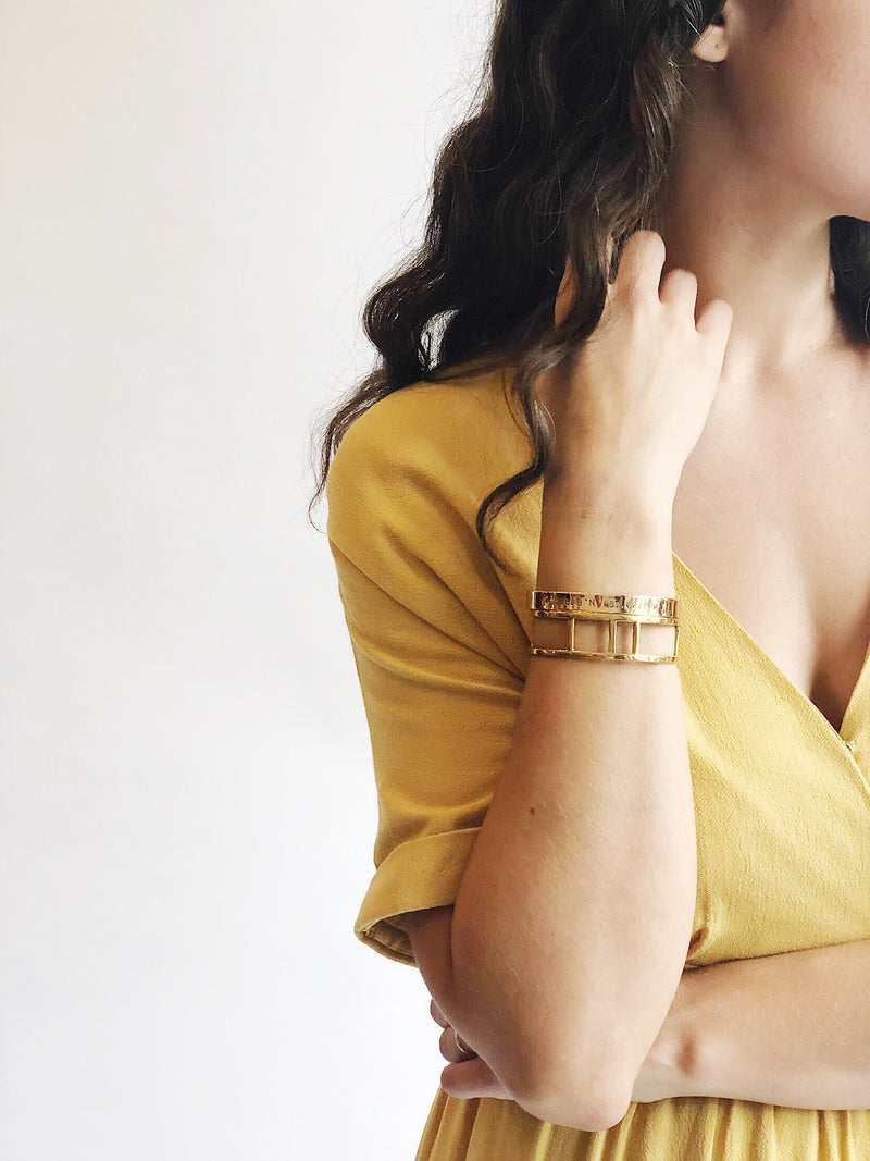 Map Coordinates Cuff