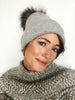 Fur Pom Pom Beanie
