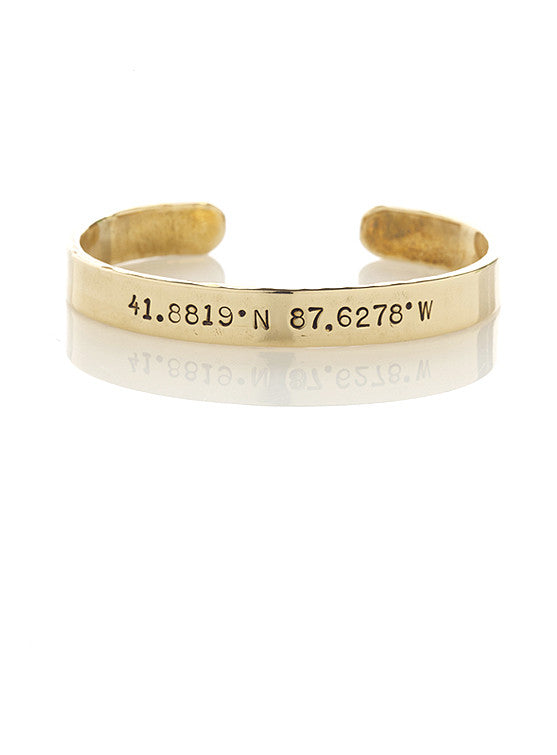Map Coordinates Cuff